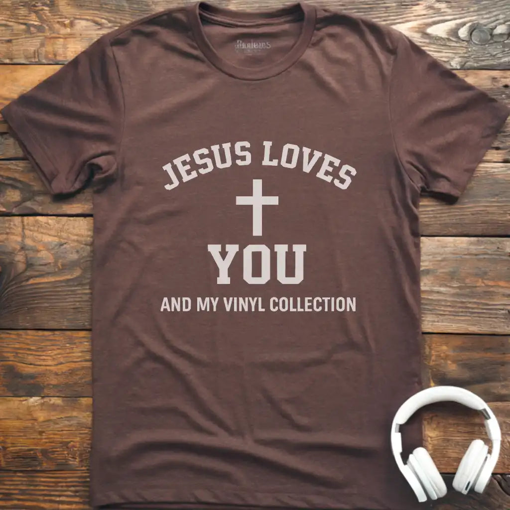 Jesus Loves My Vinyl T-Shirt