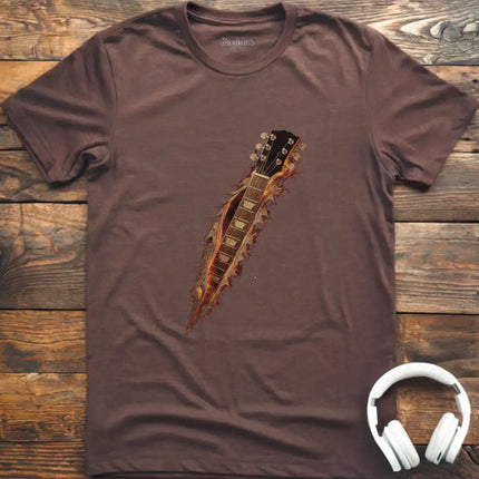 Guitar Fire Torn T-Shirt