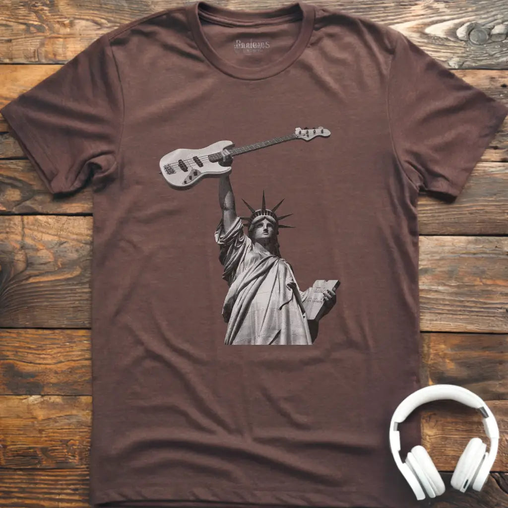 Statue Guitar T-Shirt