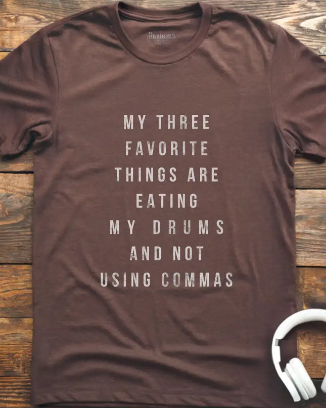 Three Things Drum T-Shirt