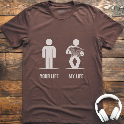 Life Accordion Male T-Shirt