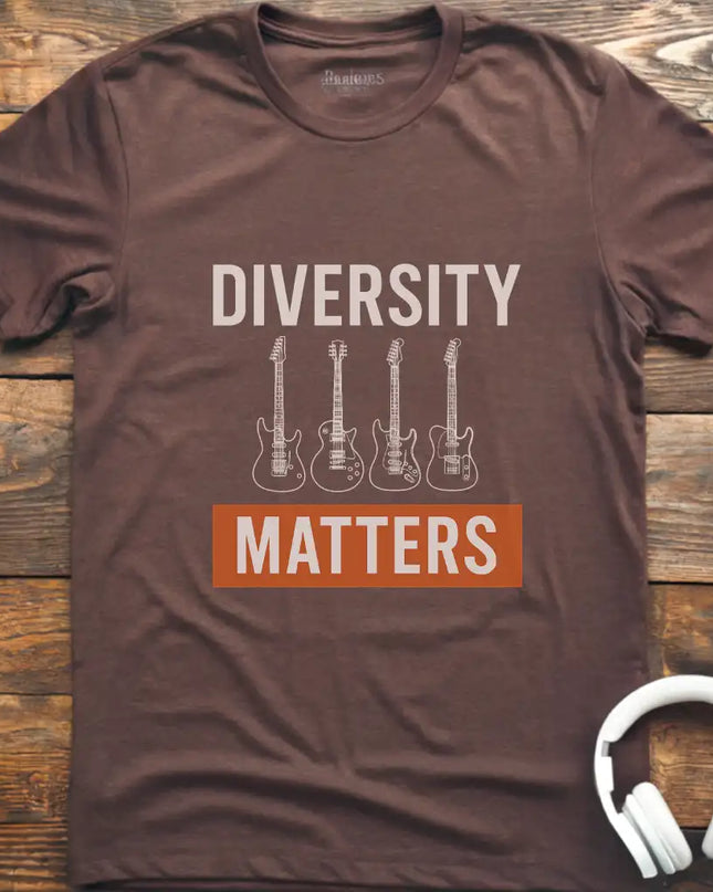 Diversity Matters Guitar T-Shirt