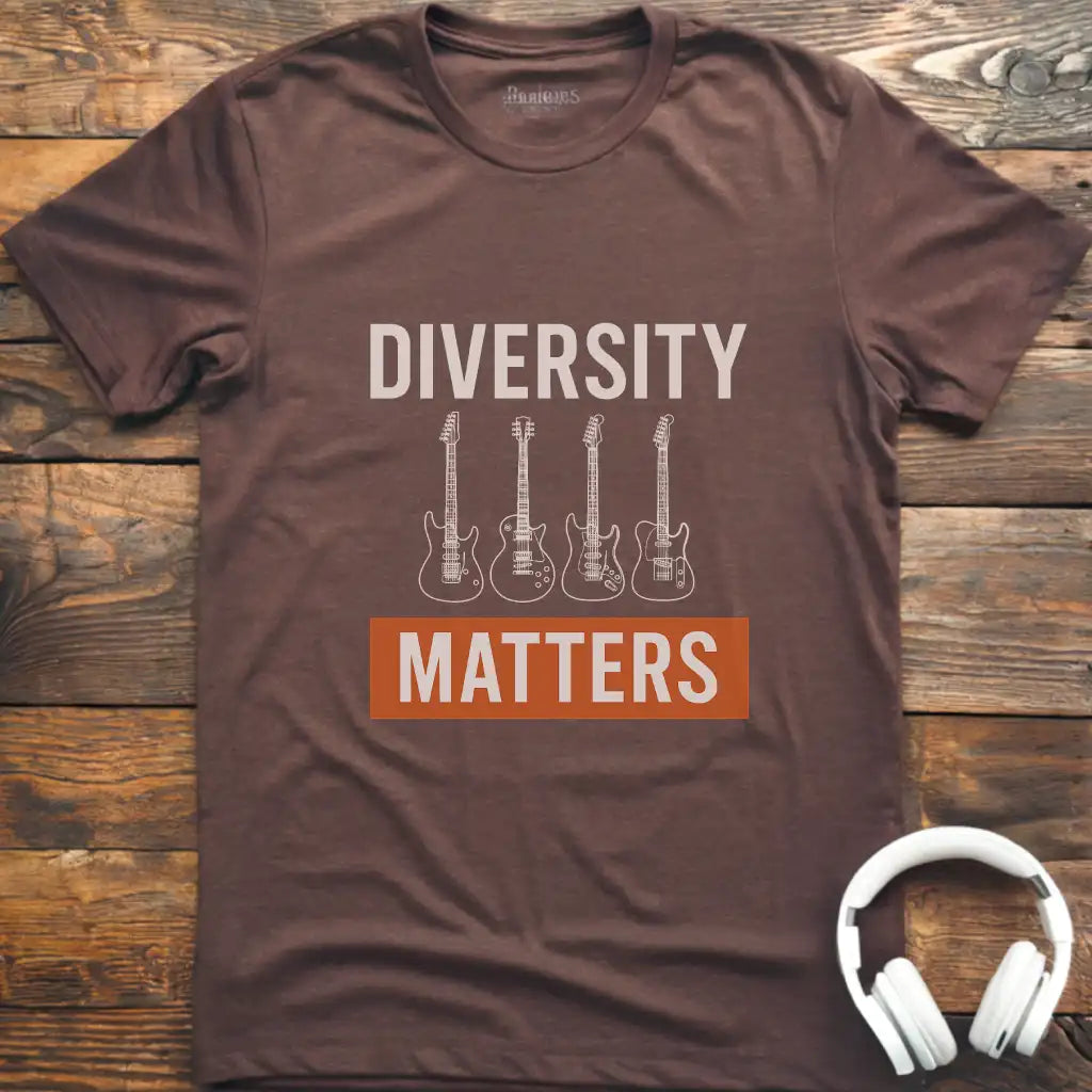 Diversity Matters Guitar T-Shirt