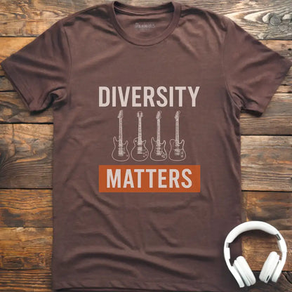 Diversity Matters Guitar T-Shirt