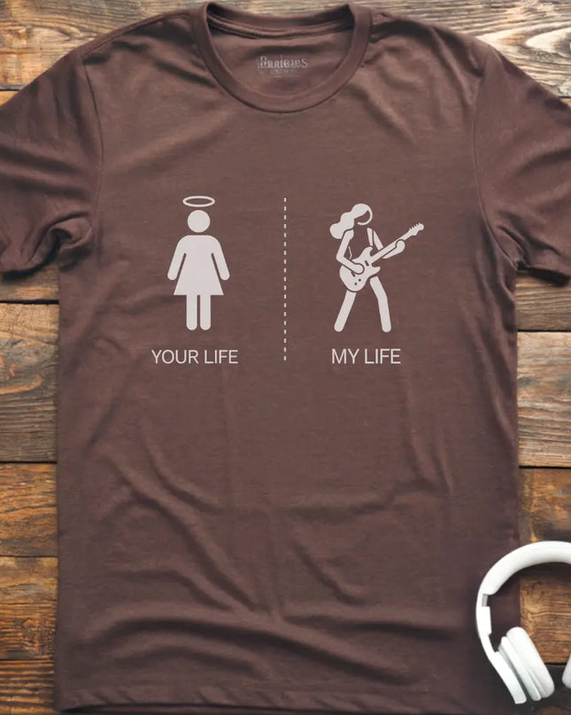 Life Guitar Female 1 T-shirt