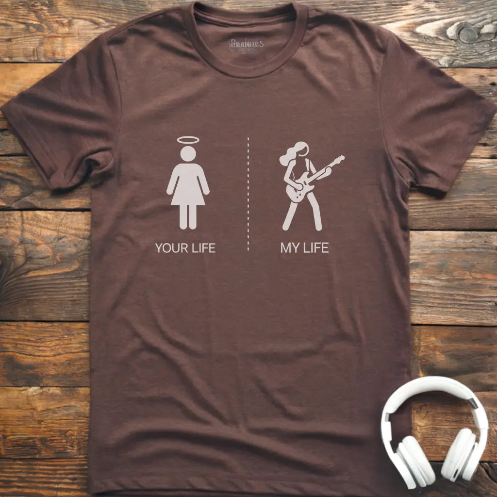 Life Guitar Female 1 T-shirt