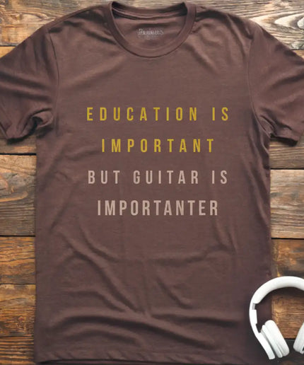 Education Guitar T-Shirt