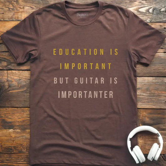 Education Guitar T-Shirt