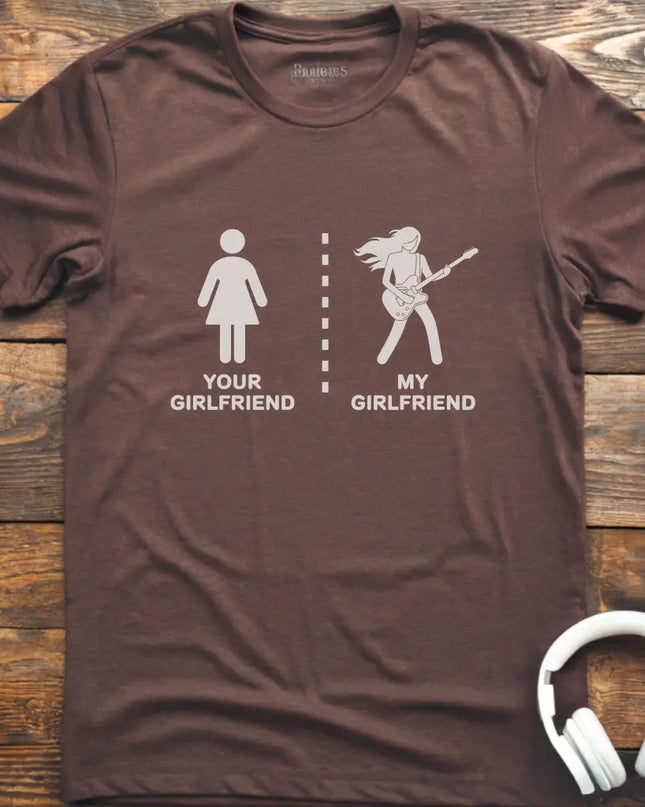 My Girlfriend Guitar T-shirt