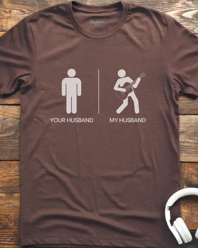 My Husband Guitar T-shirt