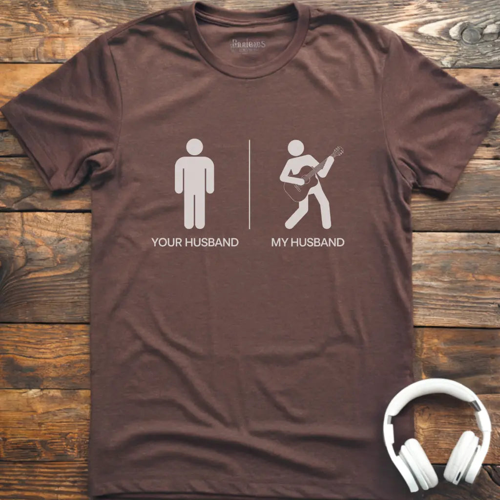 My Husband Guitar T-shirt
