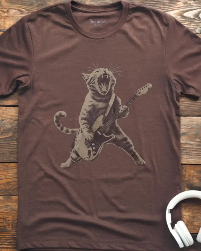 Cat Rocking Out T-Shirt