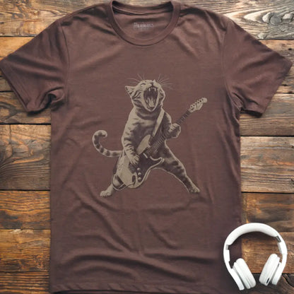 Cat Rocking Out T-Shirt