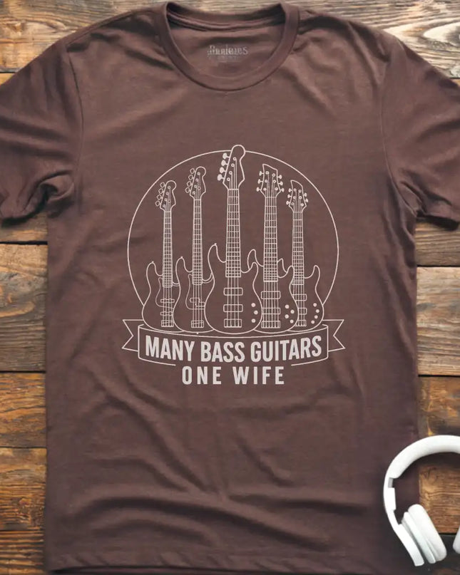 Many Bass Guitars T-Shirt
