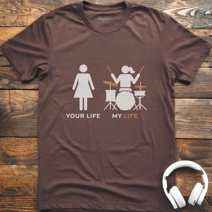 Life Drum Female T-shirt