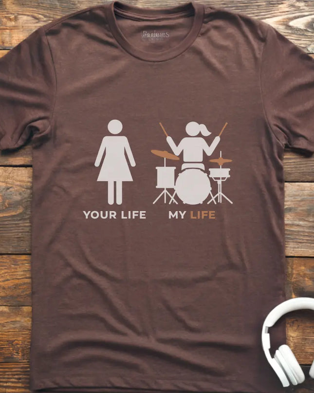 Life Drum Female T-shirt