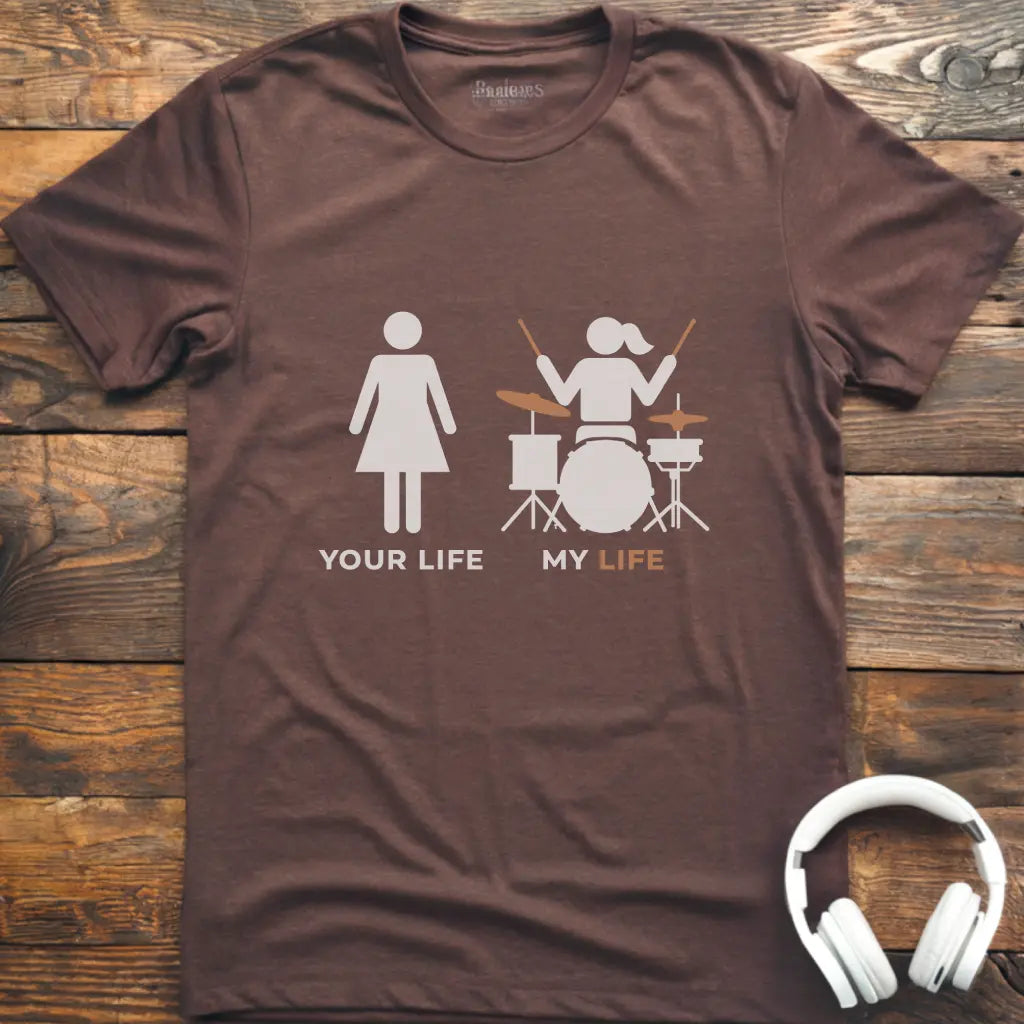 Life Drum Female T-shirt