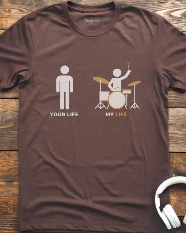 Life Drum Male T-shirt