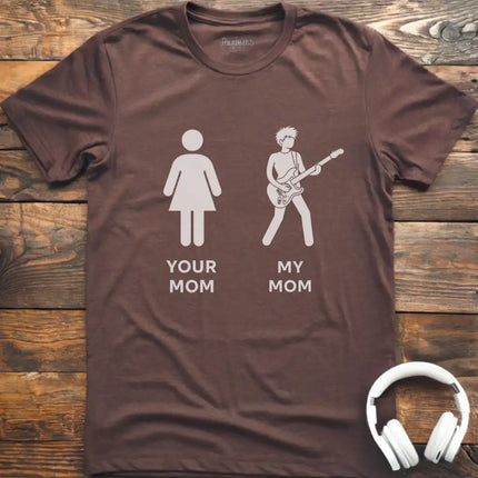 Mom Guitar Short Hair T-Shirt