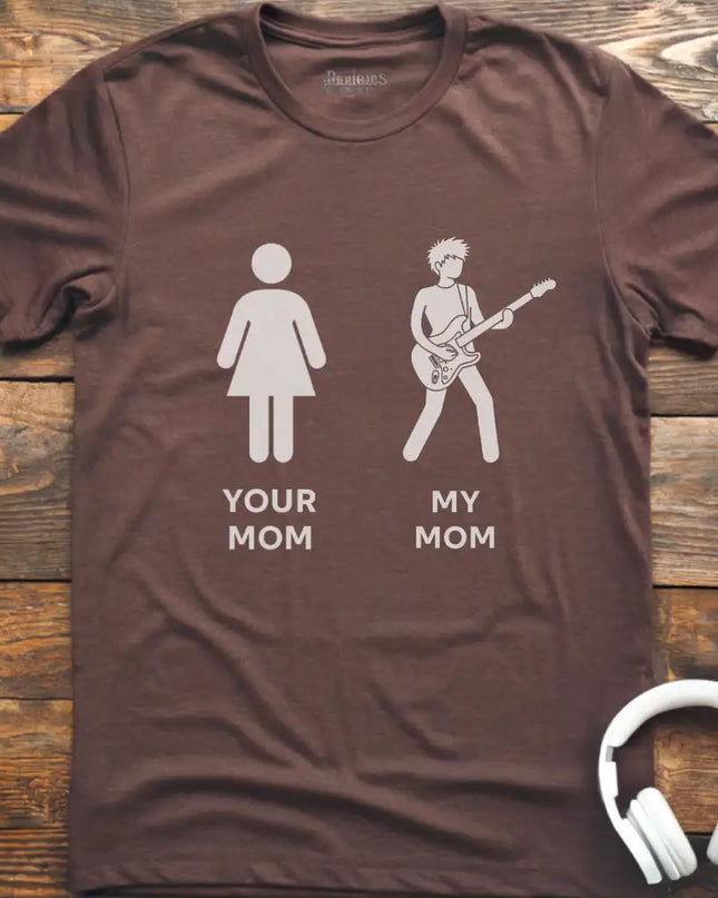 Mom Guitar Short Hair T-Shirt