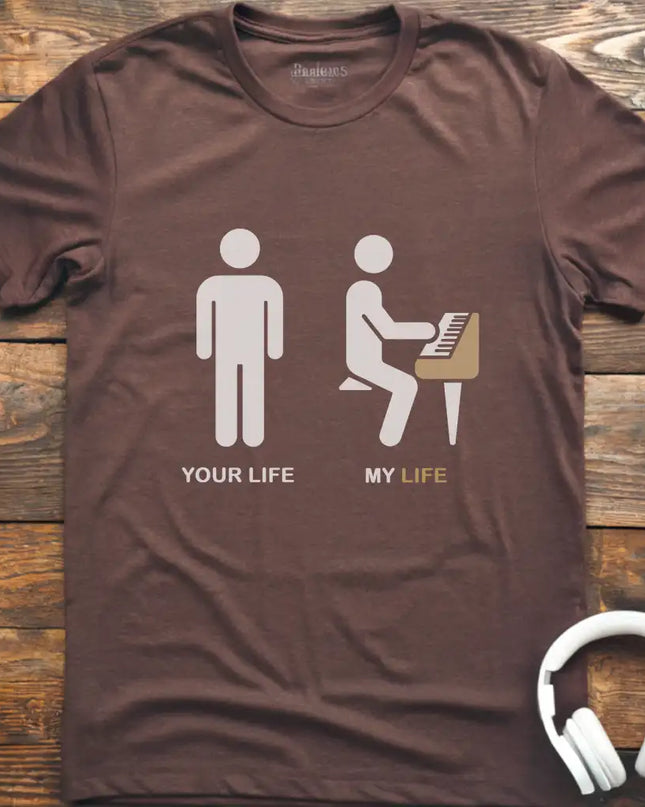 Your Life M Piano T-Shirt