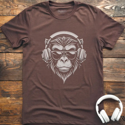 Monkey Headphones T-Shirt