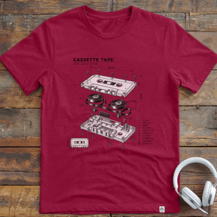 Chordwear mockup: Cardinal Red
