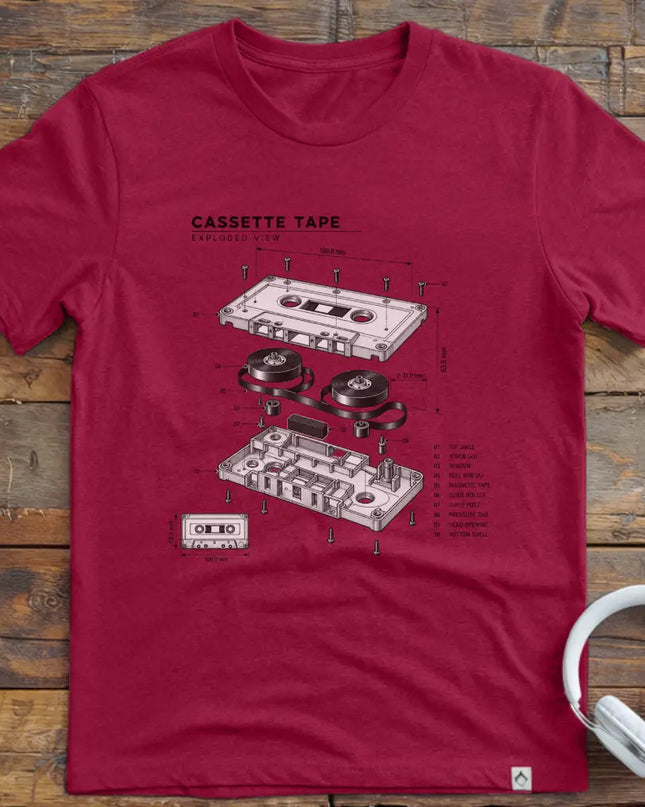 Chordwear mockup: Cardinal Red