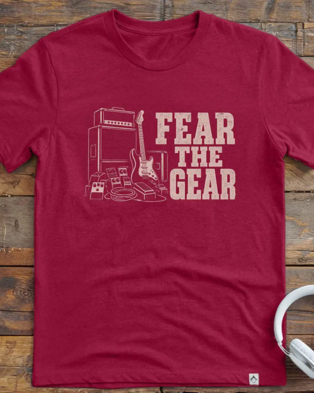 Chordwear mockup: Cardinal Red
