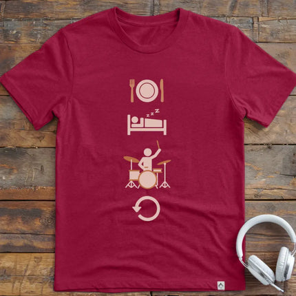 Eat Sleep Drums Repeat T-Shirt