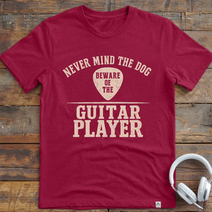 Never Mind Dog Guitar T-Shirt
