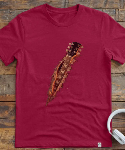 Guitar Fire Torn T-Shirt