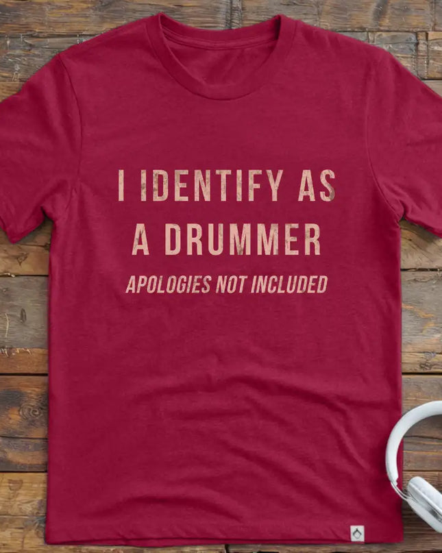 Identify As Drummer T-Shirt