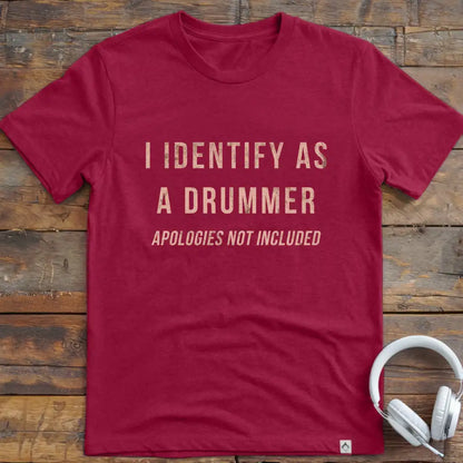 Identify As Drummer T-Shirt