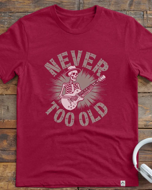 Never Too Old Les Paul T-Shirt