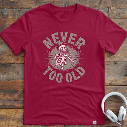 Never Too Old Harmonica T-Shirt