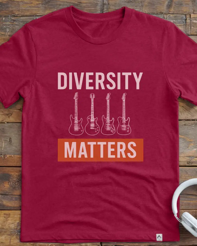Diversity Matters Guitar T-Shirt