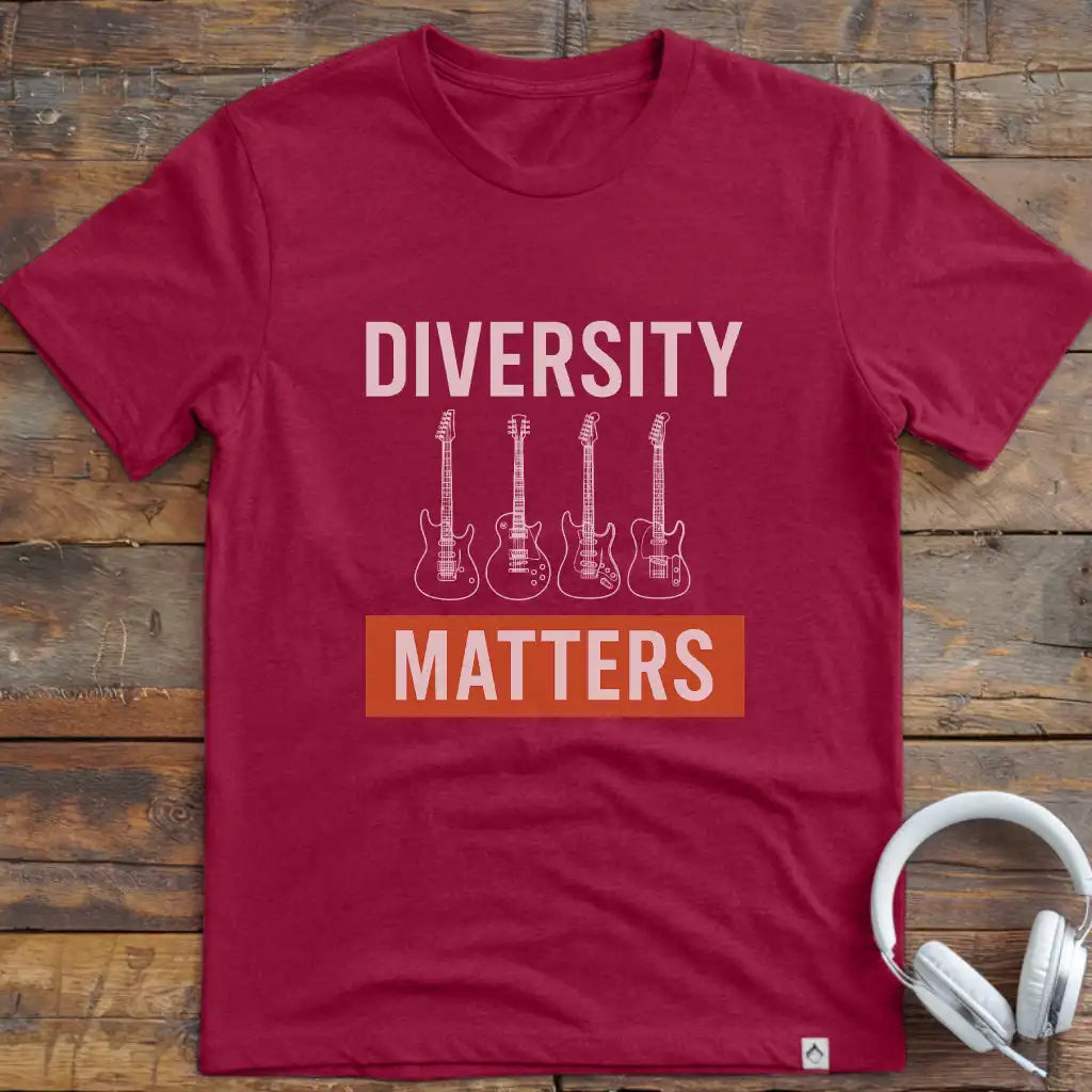 Diversity Matters Guitar T-Shirt