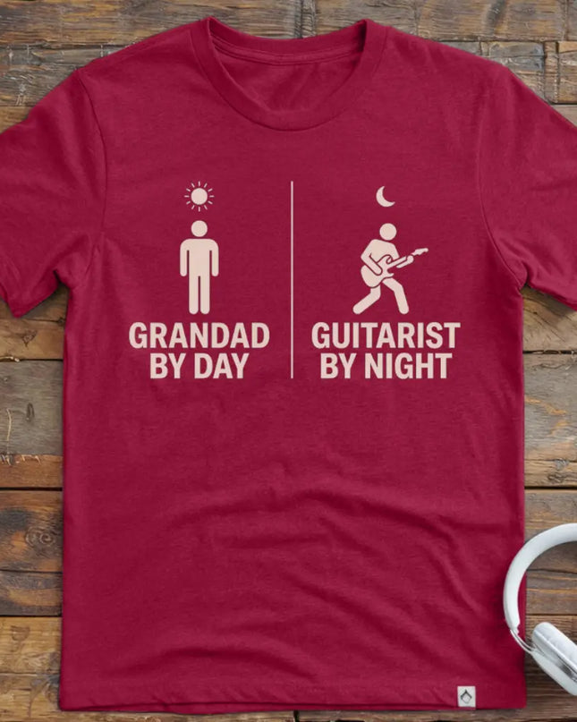 Grandad Guitarist Night T-Shirt