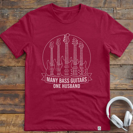 Many Bass Husband T-Shirt