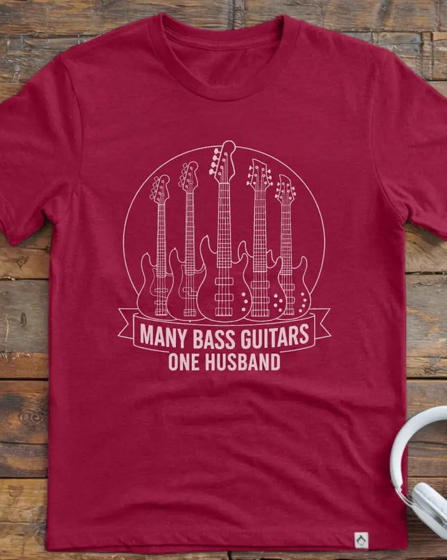 Many Bass Husband T-Shirt