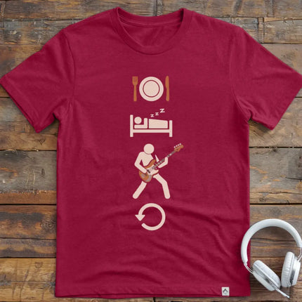 Eat Sleep Bass Repeat T-Shirt