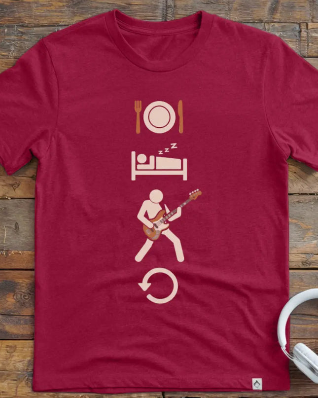 Eat Sleep Bass Repeat T-Shirt