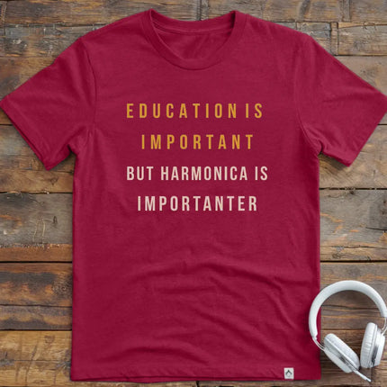 Education Is Harmonica T-Shirt