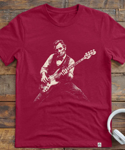 Lincoln Bass Guitar T-Shirt