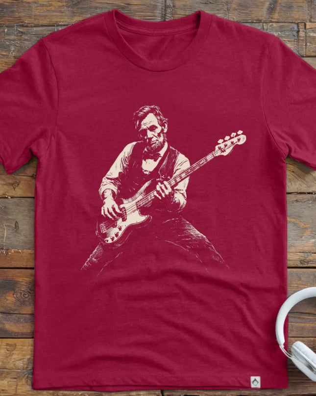 Lincoln Bass Guitar T-Shirt