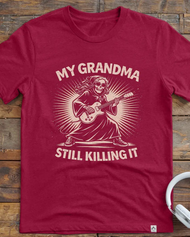 Grandma Still Guitar T-Shirt