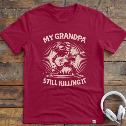 Grandpa Still Guitar T-Shirt