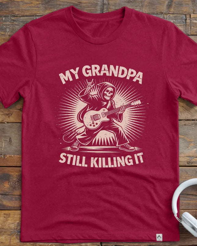 Grandpa Still Guitar T-Shirt
