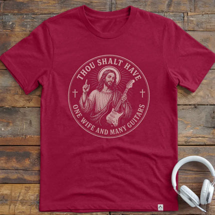 Thou Shalt Many Guitars Wife T-Shirt